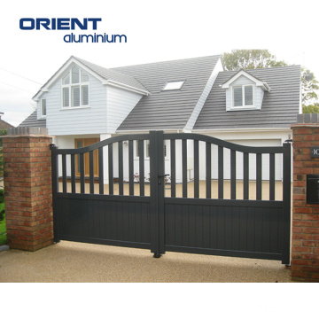 Aluminium swing contemporary gate house gate grill designs gate for boundary wall with electrical motor